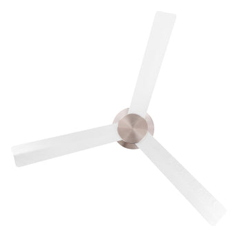 Levi 52" 1-Light Contemporary Minimalist 6-Speed Iron Height Adjustable Integrated LED Ceiling Fan with Remote - JONATHAN Y